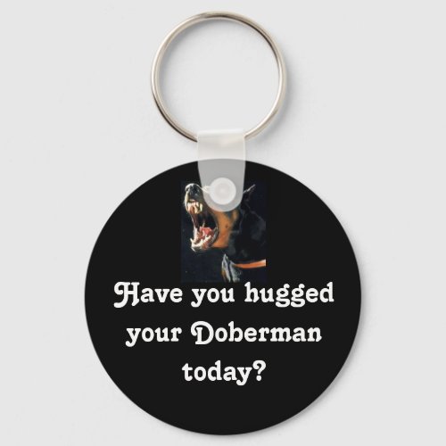 Doberman Keychain