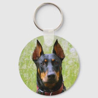 Doberman Keychain