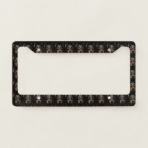 Doberman License Plate Frame