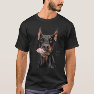 Doberman Lover Doberman Pinscher Dog Mom Dad Love T-Shirt