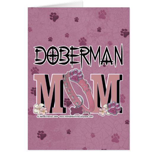 Doberman MOM Cards (Front)