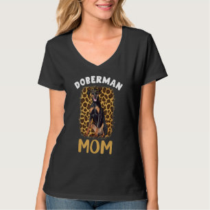 Doberman Mom Dog Owner Dobie Mom Mother's Day T-Shirt