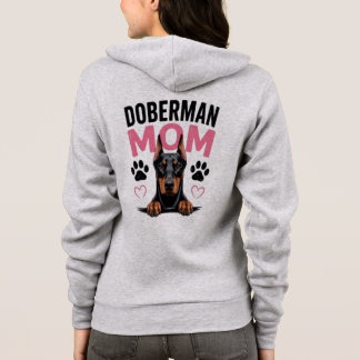 Doberman Mom Hoodie