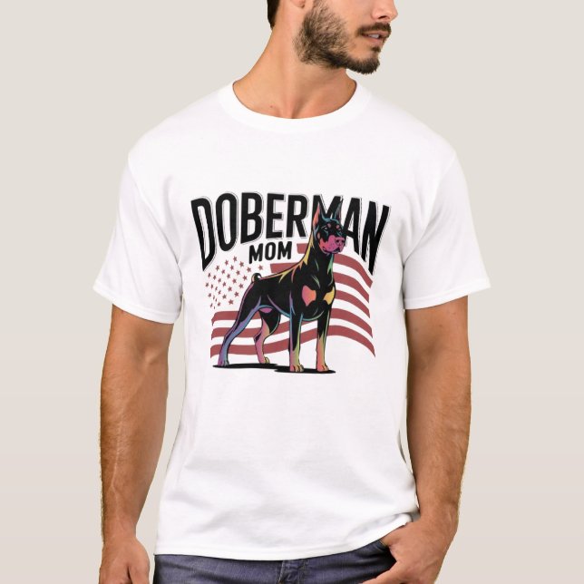 Doberman Mom T-Shirt (Front)