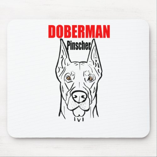 Doberman  mouse pad