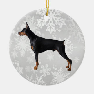 Doberman Christmas Ornaments & Doberman Ornament Designs | Zazzle
