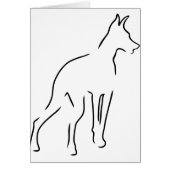 Doberman Outline (Front)