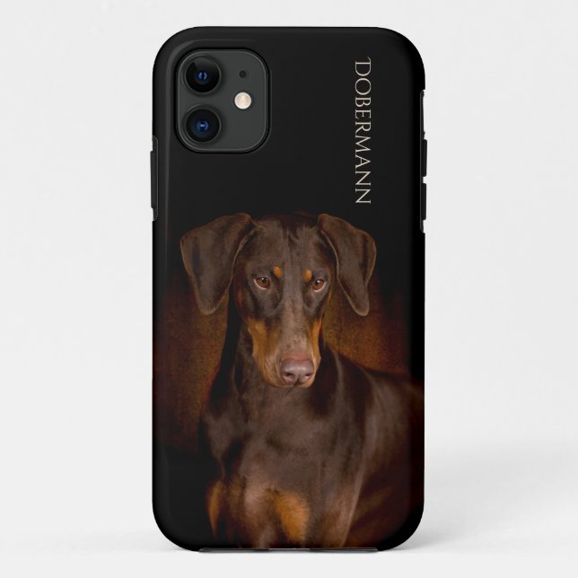 Doberman Phone Case (Back)