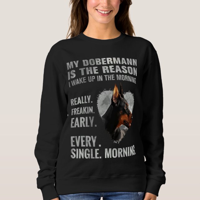 Doberman Pinscher  570 Sweatshirt (Front)
