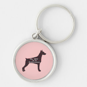 Doberman Pinscher BFF Keychain