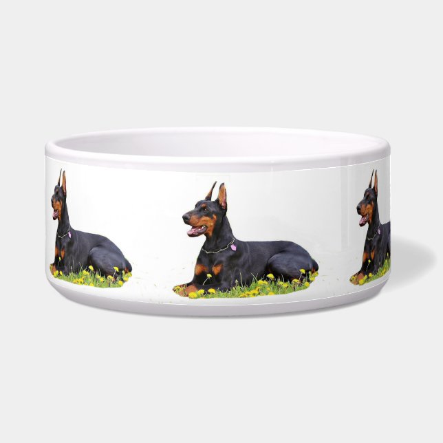 Doberman Pinscher Bowl (Front)