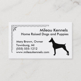 Doberman Pinscher Business Card