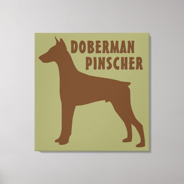 Doberman Pinscher Canvas Print (Front)
