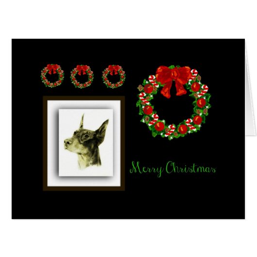 Doberman Pinscher Cards (Front Horizontal)
