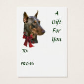 Doberman Pinscher Christmas (Back)