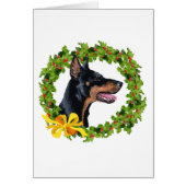 Doberman Pinscher Christmas (Front)