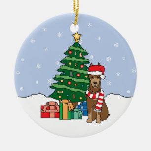 Doberman Pinscher Christmas Ornament