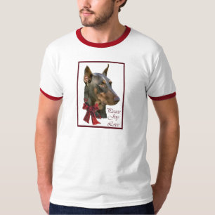 Doberman Pinscher Christmas T-Shirt
