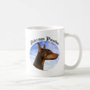 Doberman Pinscher Clouds Coffee Mug