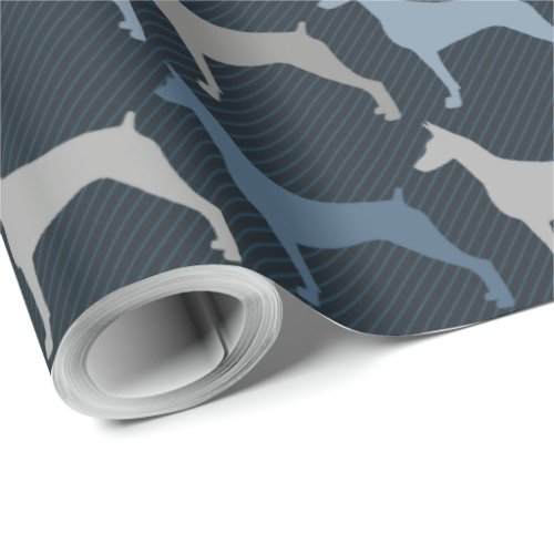 Doberman Pinscher _ Cropped  Docked Wrapping Paper