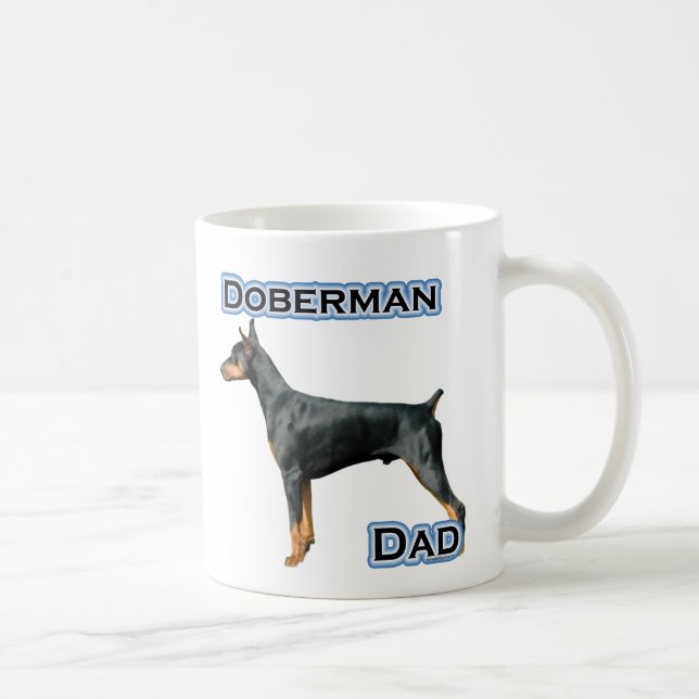 Doberman Pinscher Dad 4 Coffee Mug (Right)