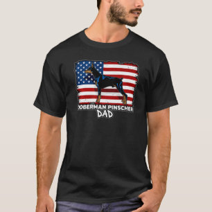 Doberman Pinscher Dad Dog  For Men T-Shirt