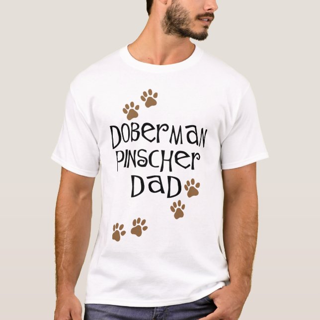 Doberman Pinscher Dad T-Shirt (Front)