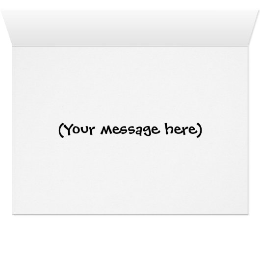 Doberman Pinscher Dog Card (Inside Horizontal (Bottom))