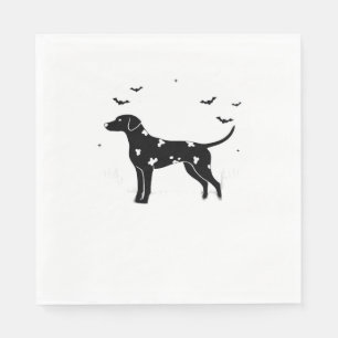 Doberman Pinscher Dog – Halloween Moon Silhouette Napkins