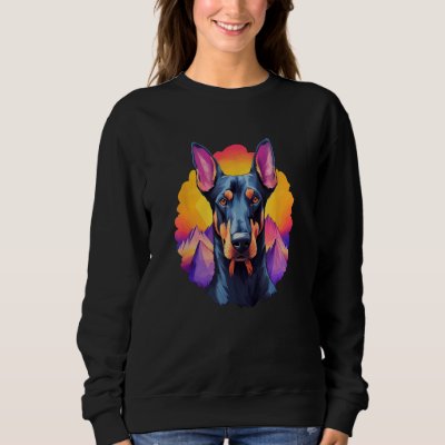 Doberman Pinscher Dog Men Women Kids Sweatshirt