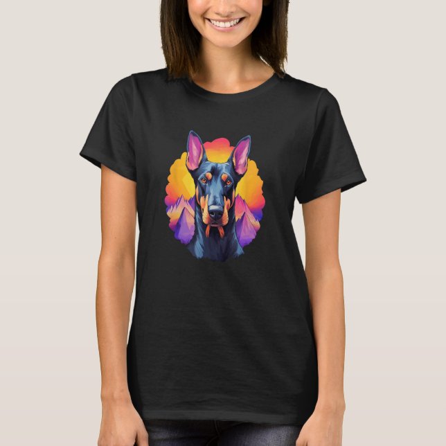 Doberman Pinscher Dog Men Women Kids T-Shirt (Front)