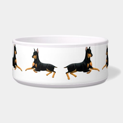 Doberman Pinscher Dog Pet Bowl Zazzle