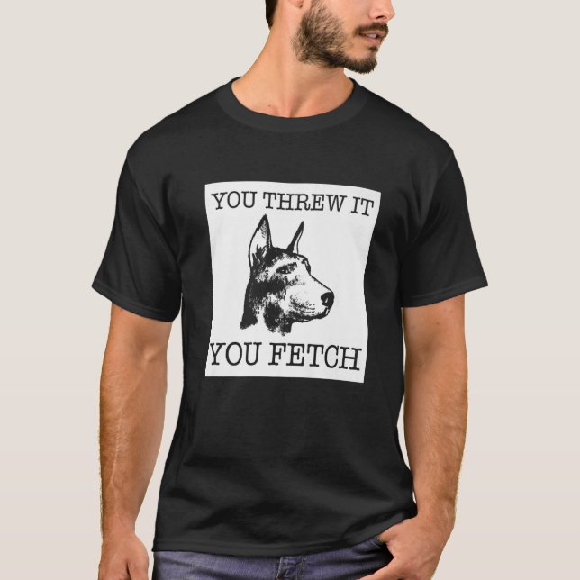 Doberman Pinscher dog T-Shirt (Front)