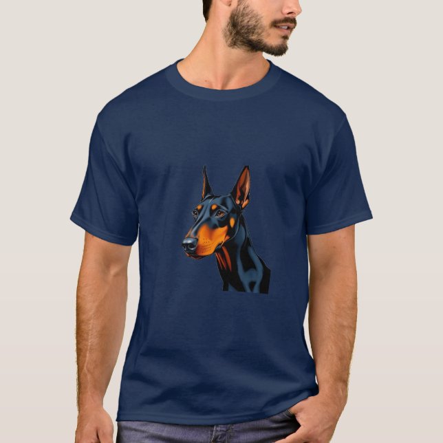 Doberman Pinscher dog  T-Shirt (Front)