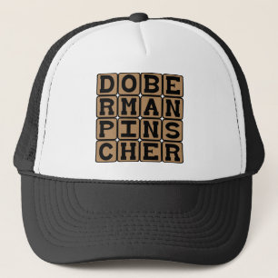 Doberman Pinscher, Domestic Dog Breed Trucker Hat