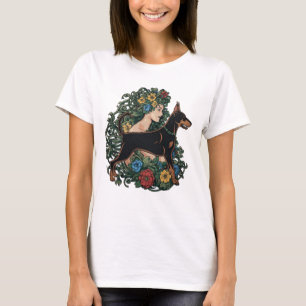 Doberman Pinscher Ever Mom T-Shirt