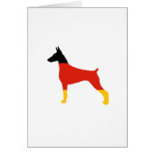 doberman pinscher flag silhouette (Front)