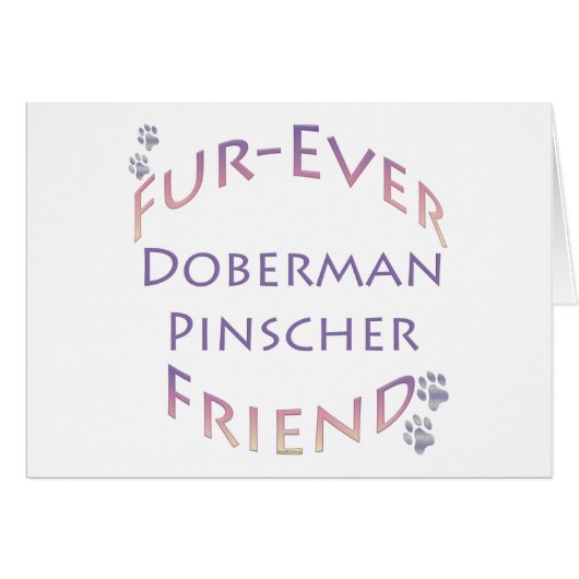 Doberman Pinscher Furever Cards (Front Horizontal)