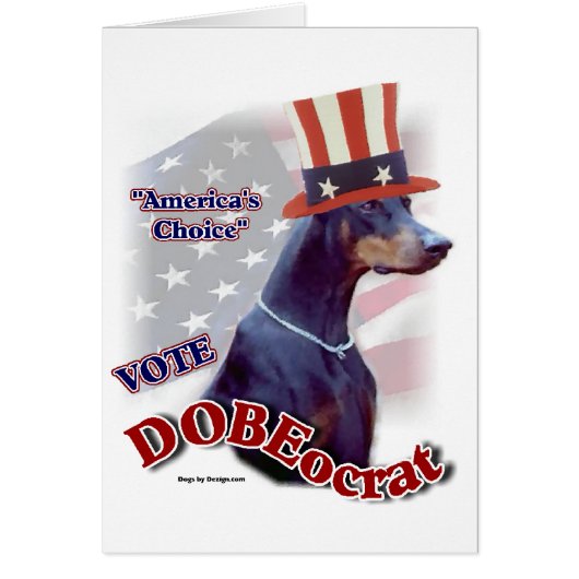 Doberman Pinscher Gifts Cards (Front)