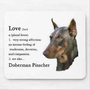 Doberman Pinscher Gifts Mouse Pad