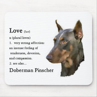 Doberman Pinscher Gifts Mouse Pad