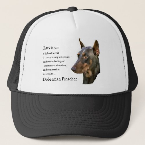 Doberman Pinscher Gifts Trucker Hat