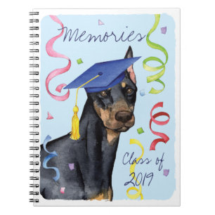 Doberman Pinscher Graduate Notebook