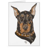 Doberman Pinscher Head Study (Front)