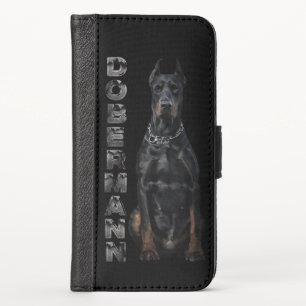 Doberman Pinscher    iPhone X Wallet Case