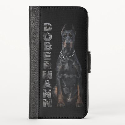 Doberman Pinscher    iPhone X Wallet Case