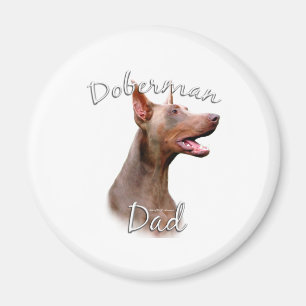 Doberman Pinscher (Isabella) Dad 2 Magnet