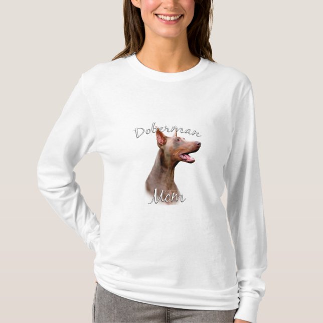 Doberman Pinscher (Isabella) Mom 2 T-Shirt (Front)