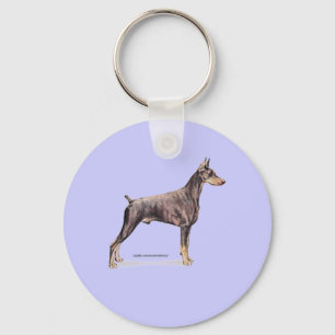 Doberman Pinscher Keychain