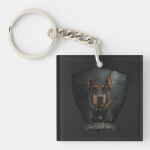 Doberman Pinscher Keychain